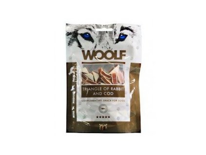WOOLF pochoutka Rabbit and Cod Triangle 100g