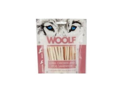 woolf pochoutka soft chicken cod sandwich long 100g