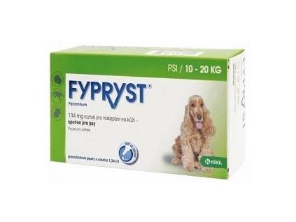 Fypryst Spot-on Dog M sol 1x1,34ml (10-20kg)