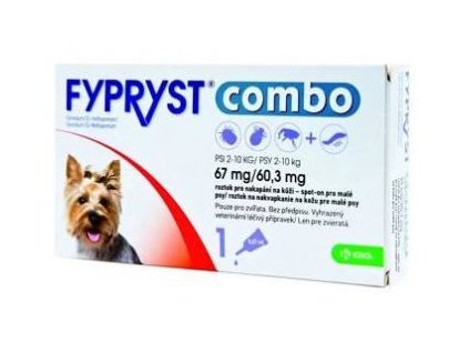 Fypryst combo spot-on 67/60,3mg pes malý 1 pip