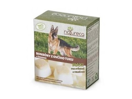 NATURECA Bonbóny z ovčího tuku s česnekem Maxi 250g