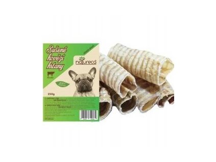 NATURECA pochoutka Hovězí hrtany sušené 250g