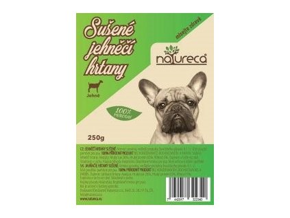 NATURECA pochoutka Jehněčí hrtany sušené 250g
