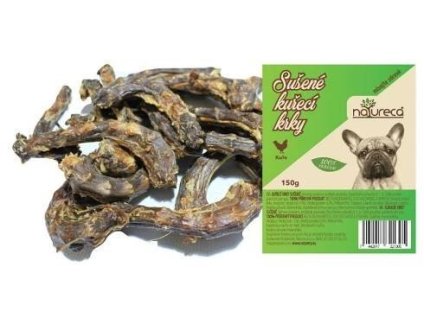 NATURECA pochoutka Kuřecí krky sušené 150g