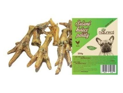 NATURECA pochoutka Kuřecí pařáty sušené 250g