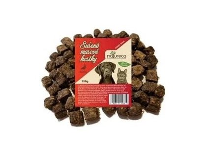 NATURECA pochoutka Masové kostky-Kachna, 100%maso 150g