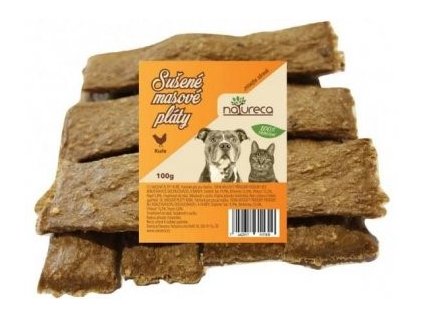 NATURECA pochoutka Masové pláty - Kuře, 100%maso 100g