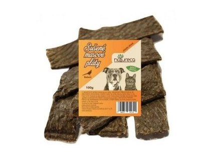 NATURECA pochoutka Masové pláty-Bažant, 100%maso 100g