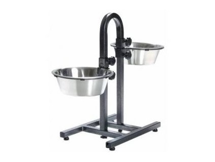 Psí bar - nastavitelná výška misek, 2x miska 2,8l/24cm