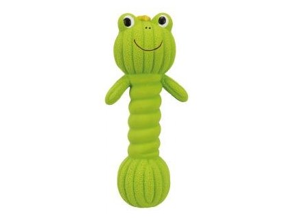 Dumpbell Frog, žába/činka, latex se zvukem, 18cm