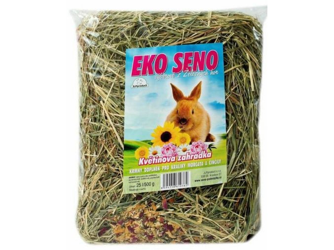 EKO seno 100 l = 4x 25 l/500 g květinová zahrádka