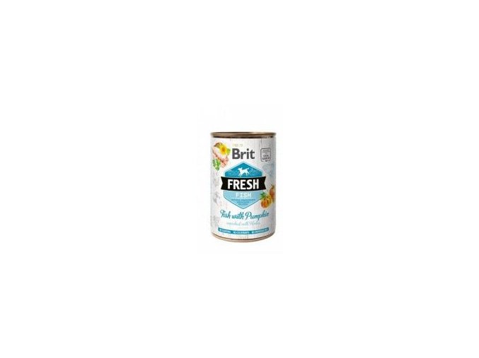 Brit Fresh Dog konz Fish with Pumpkin 400g