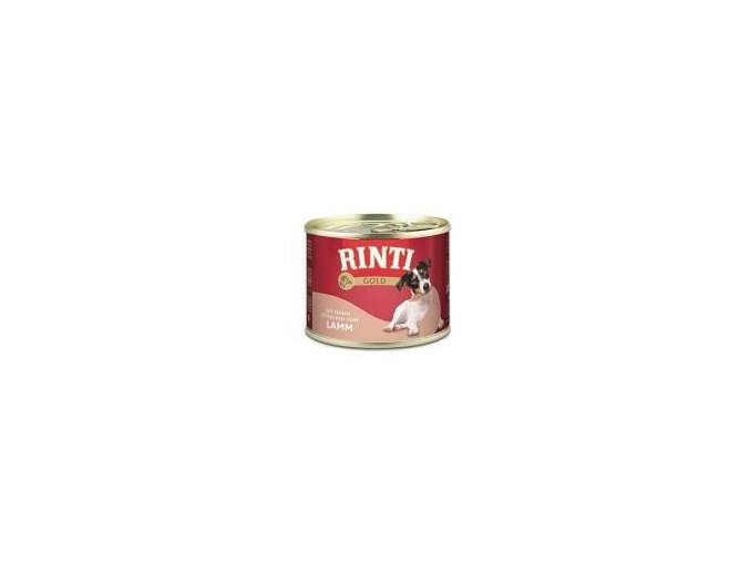 Rinti Dog Gold konzerva jehně 185g