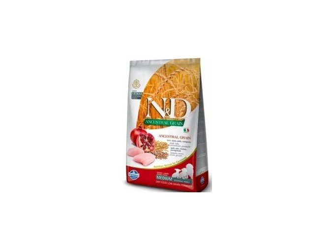 N&D LG DOG Puppy M/L Chicken & Pomegranate