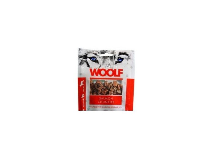 WOOLF pochoutka salmon chunkies 100g