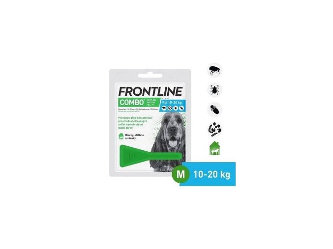 FRONTLINE COMBO spot-on pro psy M (10-20kg)-1x1,34ml