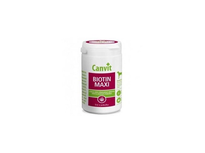 Canvit Biotin Maxi pro psy ochucený 500g