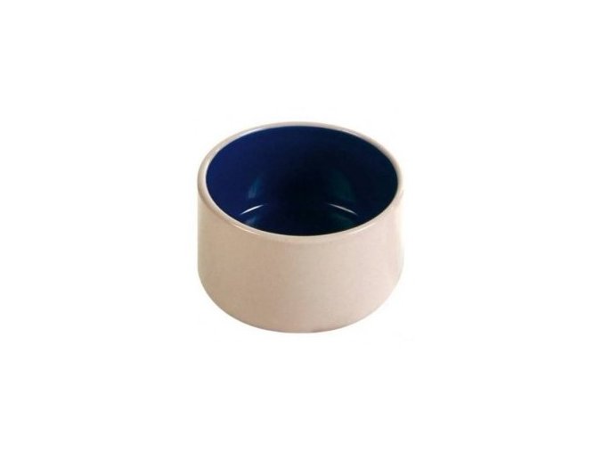 Keramická miska s glazurou 100ml/7cm - béžovo/modrá TRIXIE