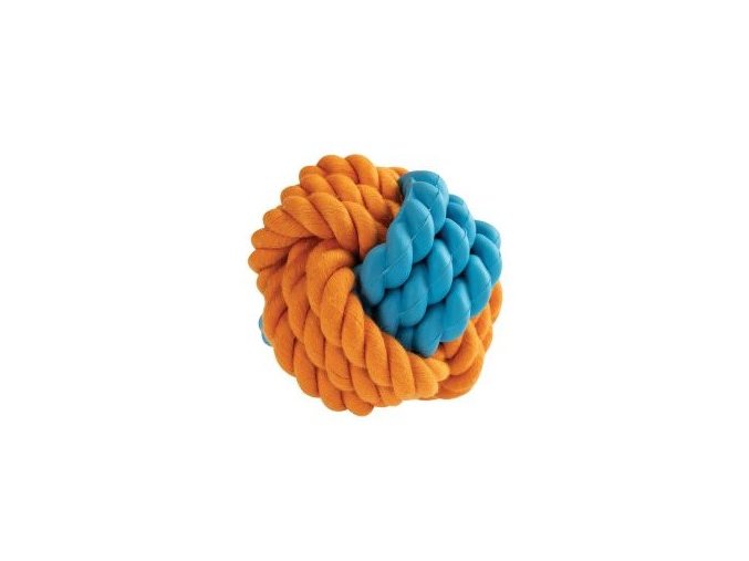 Kombinovaný Monty míč přírodní guma a bavlna 8cm HipHop