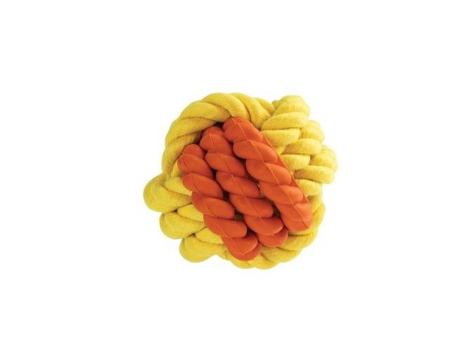 Kombinovaný Monty míč přírodní guma a bavlna 6cm HipHop