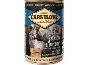 Carnilove Wild konz Meat Salmon & Turkey 400g