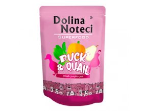 DOLINA NOTECI SUPERFOODS kachna a křepelka pro psy 300 g