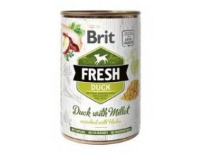 Brit Fresh Dog konz Duck with Millet 400g