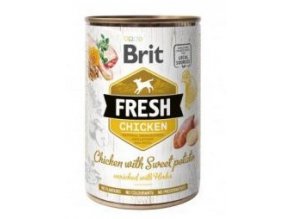 Brit Fresh Dog konz Chicken with Sweet Potato 400g