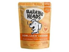 BARKING HEADS Bowl Lickin’ Chicken kapsička 300g