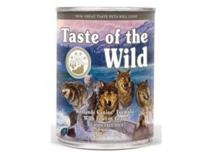 Taste of the Wild konzerva Wetlands Wild Fowl 390g