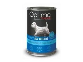 Optima Nova Dog Puppy chicken konzerva 400g