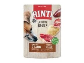 Rinti Dog Leichte Beute kapsa hovězí+jehně 400g