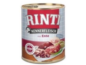 Rinti Dog Kennerfleisch konzerva kachní srdce