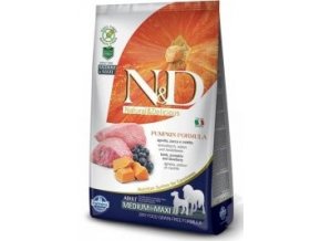 N&D Pumpkin DOG Adult M/L Lamb & Blueberry