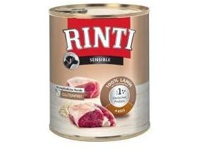 Rinti Dog Sensible konzerva jehně+rýže