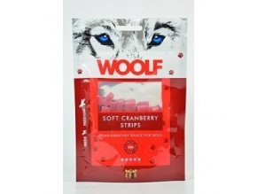 WOOLF pochoutka soft cranberry strips 100g