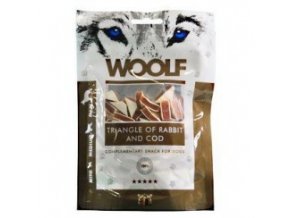 WOOLF pochoutka Rabbit and Cod Triangle 100g