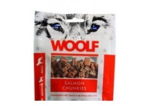 WOOLF pochoutka salmon chunkies 100g