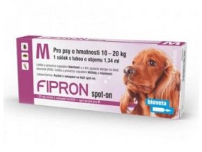 Fipron 134mg Spot-On Dog M sol 3x1,34ml