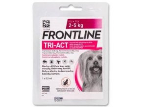 FRONTLINE TRI-ACT spot-on pro psy XS (2-5 kg)-1x0,5ml