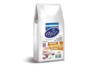 agil junior large giant low grain chicken lamb 10kg