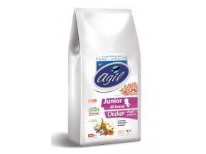 agil junior all breed low grain chicken lamb tuna 10kg