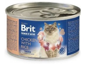 Brit Premium Cat by Nature konz Chicken&Rice 200g