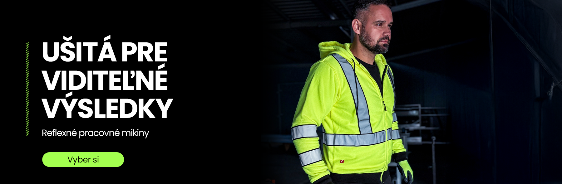 Reflexná flísová mikina REIS