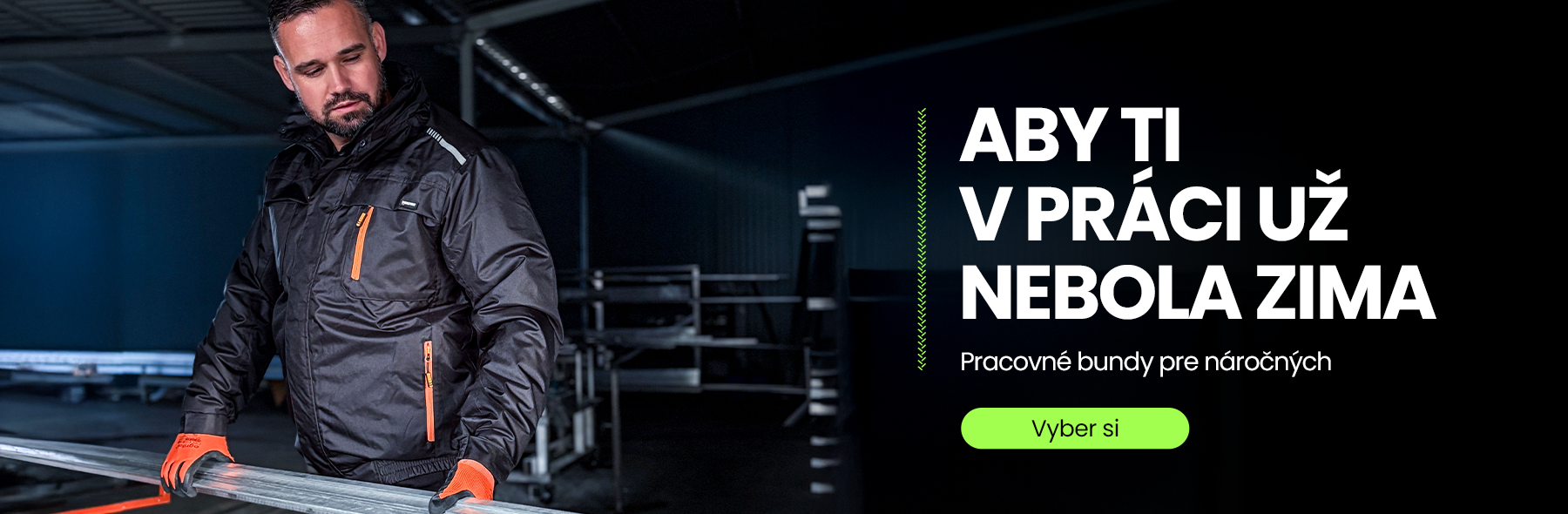 Zateplená pracovná bunda s reflexnými prvkami L.HOLLMAN