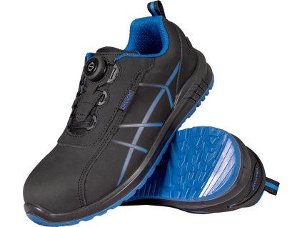 25009 bezpecnostna obuv pre muzov farba cierna a modra velkost 39