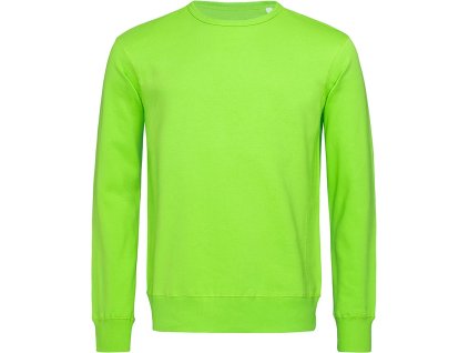 Pánska mikina pre mužov (Farba Zelené Kiwi, Veľkosť 2XL)