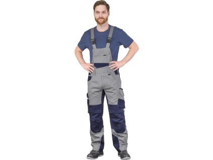 Ochranné kombinézy pre mužov (Farba Sivo-Námornícka Modrá, Veľkosť 46)