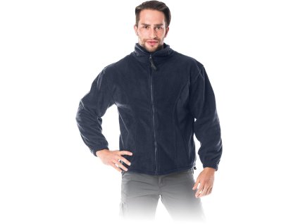 Ochranná flísová mikina pre mužov (Farba Navy, Veľkosť L)