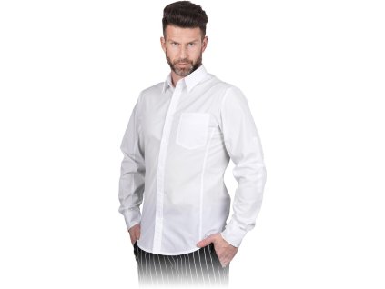 Gastronomická košeľa pre mužov (Farba Biela, Veľkosť 2XL)